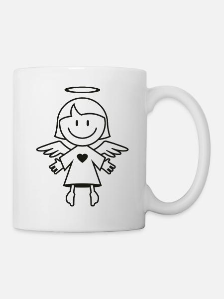 Ein Engel! - Tasse - Weiß