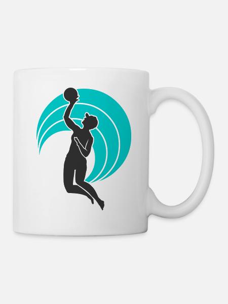 volleyball_beachvolley_v4 - Tasse - Weiß