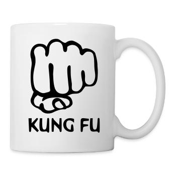 kung fu - Tasse - Weiß - Rechts