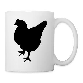 chicken - Tasse - Weiß - Rechts