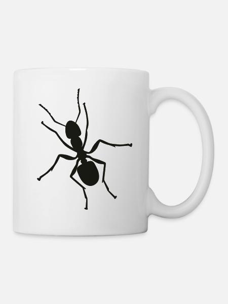 ameise - Tasse - Weiß