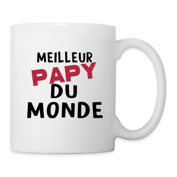 meilleur papy dU MONDE - Mug blanc - blanc - Droite
