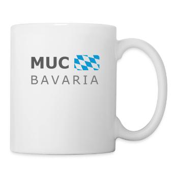 MUC BAVARIA dark-lettered - Tasse - Weiß - Rechts