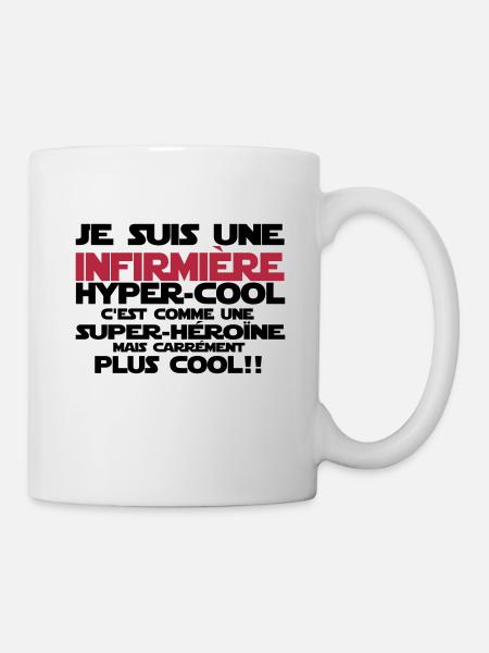 une infirmière hyper-cool - Mug blanc - blanc