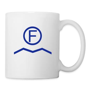 Si le bateau emblèmes nautiques, - Mug blanc - blanc - Droite