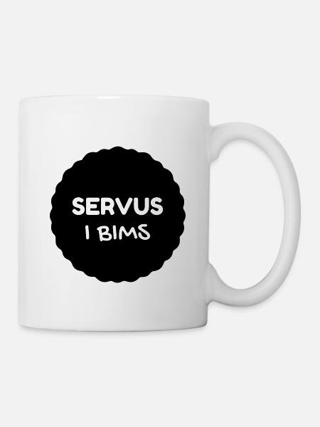 SERVUS - Tasse - Weiß