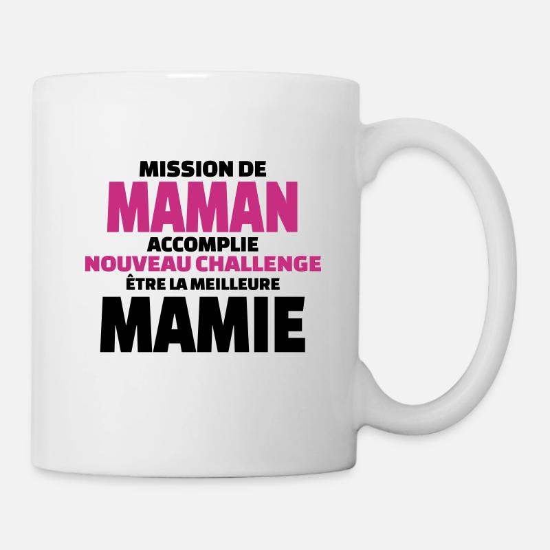 nouveau challenge être la meilleure mamie - Mug blanc - blanc