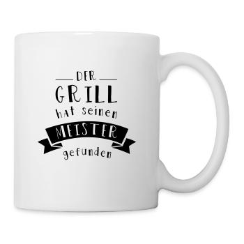 Le grill et son maître - Mug blanc - blanc - Droite