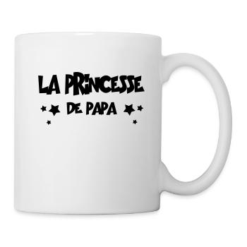 la princesse de - Mug blanc - blanc - Droite