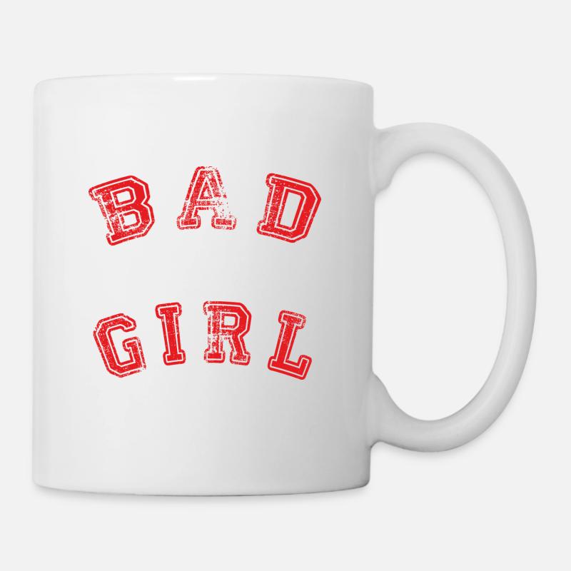 bad girl - Mug blanc - blanc