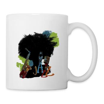 Jazz - Mug blanc - blanc - Droite