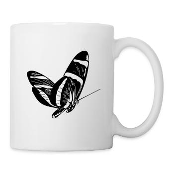 papillon - Mug blanc - blanc - Droite