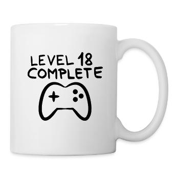level 18 complete console controller gamer - Mug - white - Right