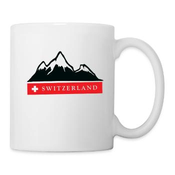 Montagnes suisses - Alpes suisses - Alpes - Mug blanc - blanc - Droite