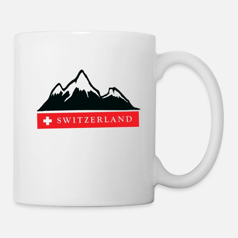 Montagnes suisses - Alpes suisses - Alpes - Mug blanc - blanc