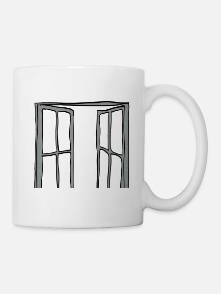 Fenster - Tasse - Weiß