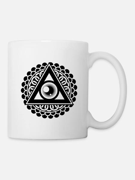 Illuminati Eye - Tasse - Weiß