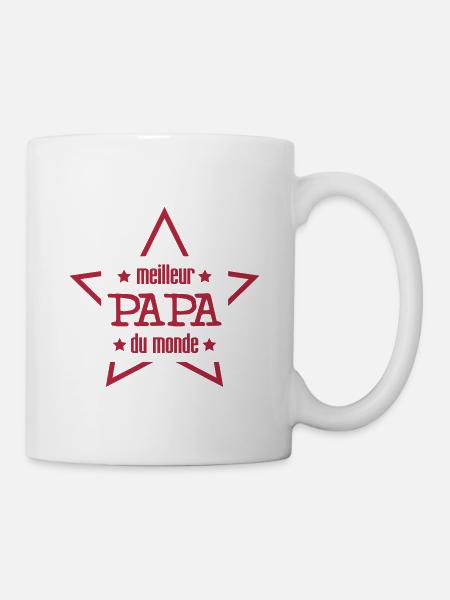 Meilleur Papa / fête des pères / fete des peres - Mug blanc - blanc