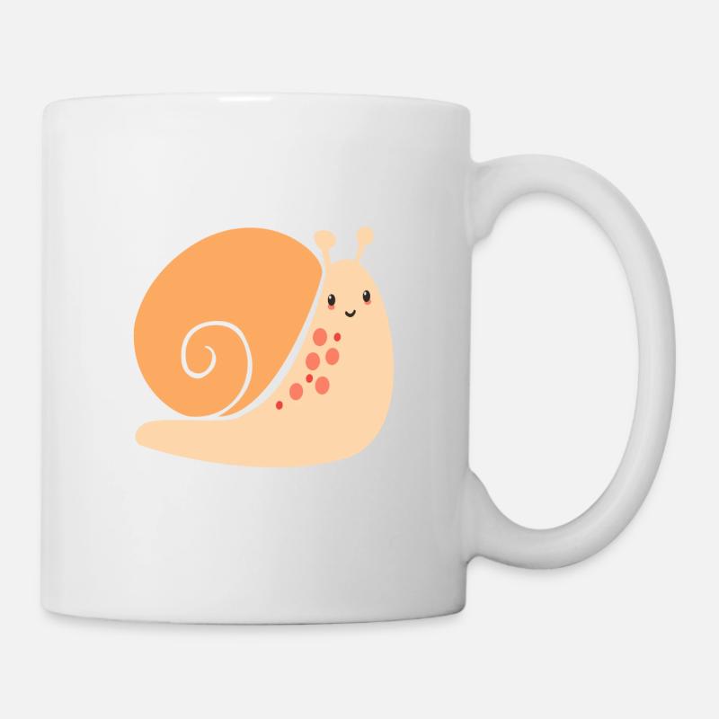 escargot - Mug blanc - blanc