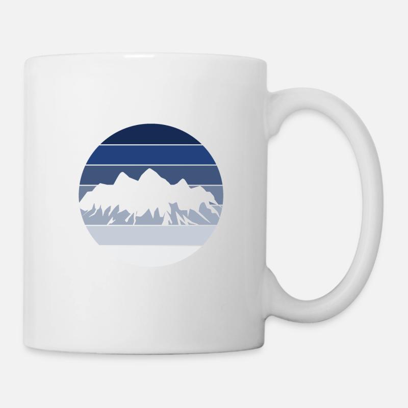 Berge - Tasse - Weiß