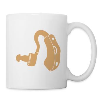 Hörgerät_pa7 - Tasse - Weiß - Rechts