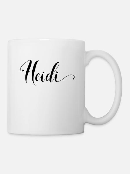 heidi - Tasse - Weiß