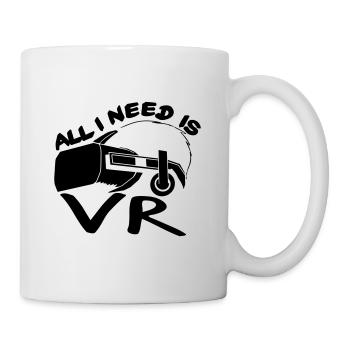 VR De la réalité virtuelle - Mug blanc - blanc - Droite
