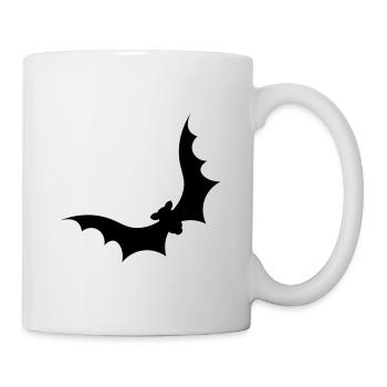 Bat with big wings - Mug - white - Right