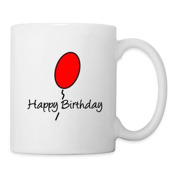 ALLES GUTE ZUM GEBURTSTAG. ALLES GUTE ZUM GEBURTSTAG. JAHRESTAG. - Tasse - Weiß - Rechts