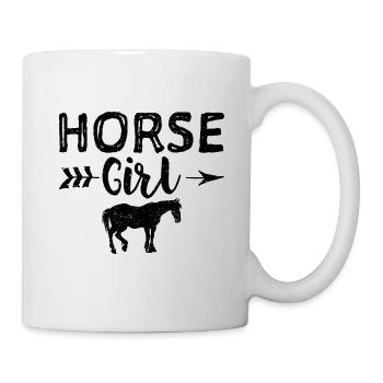 Horse Girl - cheval - Mug blanc - blanc - Droite