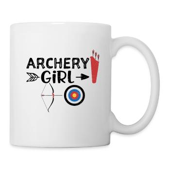 Archery Girl - archery - Mug - white - Right