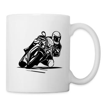 Vector Racing Driver Motor Motorsport - Mug - white - Right