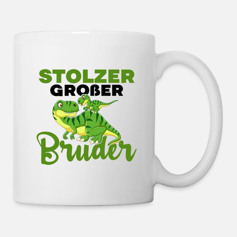 Stolzer Großer Bruder Geschwister Sohn Ankündigung - Tasse - Weiß
