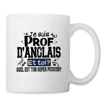 Prof Anglais Professeur English Teacher Collège - Mug blanc - blanc - Droite