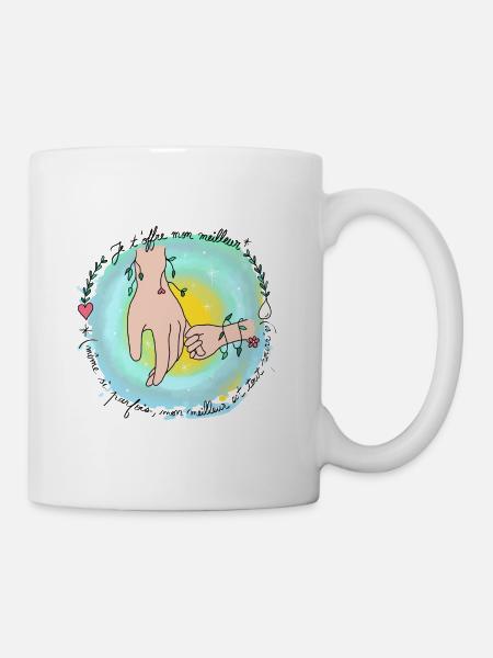 Je t'offre mon meilleur - Mug blanc - blanc