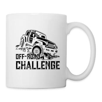 Offroad Offroader Allrad Allradantrieb Geländeauto - Tasse - Weiß - Rechts