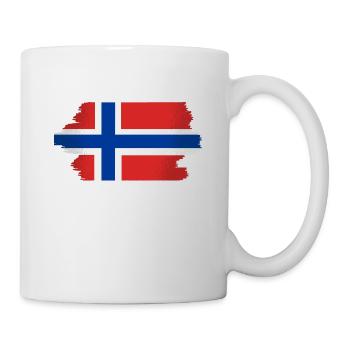 Norway Flag Scandinavia Norwegian Flag - Mug - white - Right
