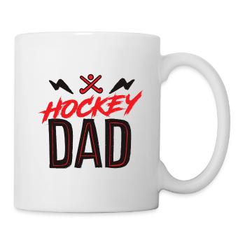 Feldhockey Dad Feldhockey Spieler Hockey Papa - Tasse - Weiß - Rechts