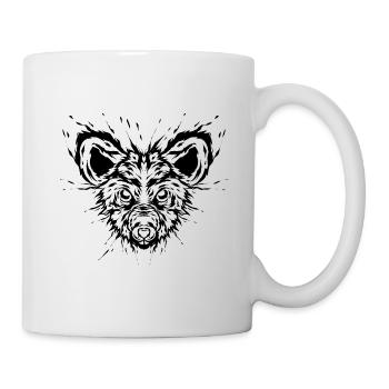 Ratte Kopf - Tasse - Weiß - Rechts