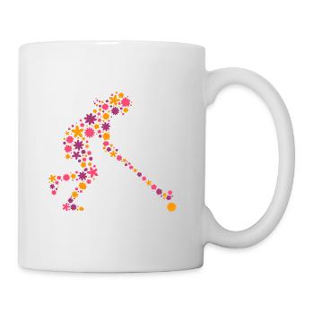 Feldhockey Hockeyspielerin Hockey Mädchen - Tasse - Weiß - Rechts