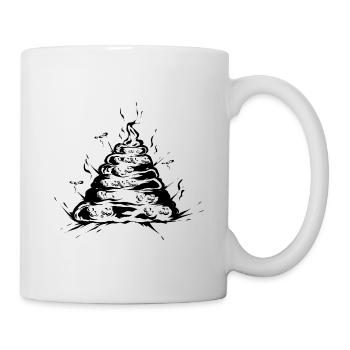 Toilet Toilet Shit Pile - Mug - white - Right