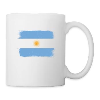 Argentine Drapeau Amérique du Sud Drapeau argentin - Mug blanc - blanc - Droite