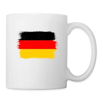 Germany Flag German Flag Used Look Home - Mug - white - Right