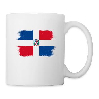 Dominican Republic Flag Dom Rep Flag Trip - Mug - white - Right