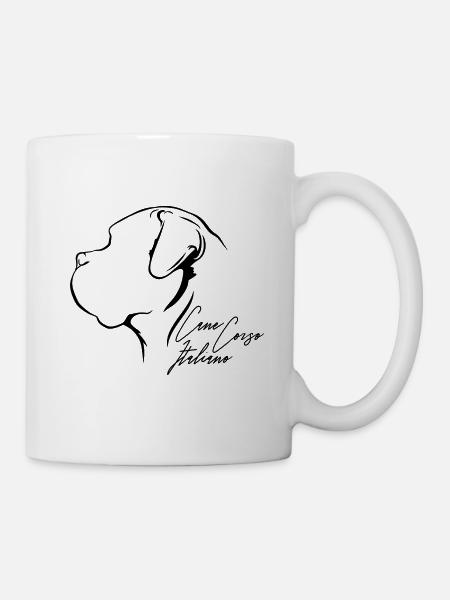 CANE CORSO ITALIANO Profil Hunde Hund Wilsigns - Tasse - Weiß