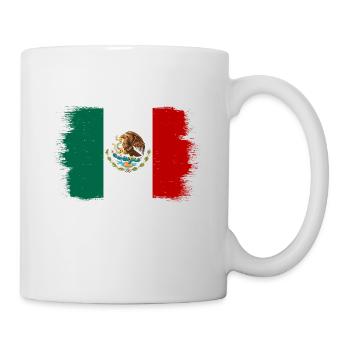 Mexique Drapeau Mexicain Drapeau Mexique Amérique du Sud - Mug blanc - blanc - Droite