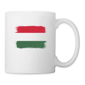 Hungary Flag Hungarian Flag Balaton Hungary - Mug - white - Right