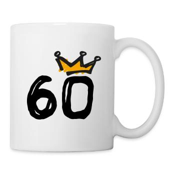 60e anniversaire Krone - Mug blanc - blanc - Droite