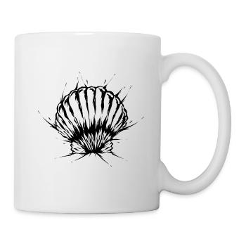 Shell Beach Vacances - Mug blanc - blanc - Droite