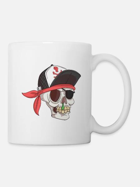 Piratenkind / Kinder Pirat - Tasse - Weiß